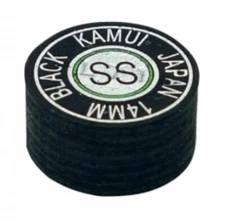 Billiards KAMUI NEW BLACK Tip SS Super Soft Japan Free Shipping