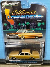 1/64 GREENLIGHT CALIFORNIA LOWRIDERS 1985 CHEVROLET CAPRICE GOLD