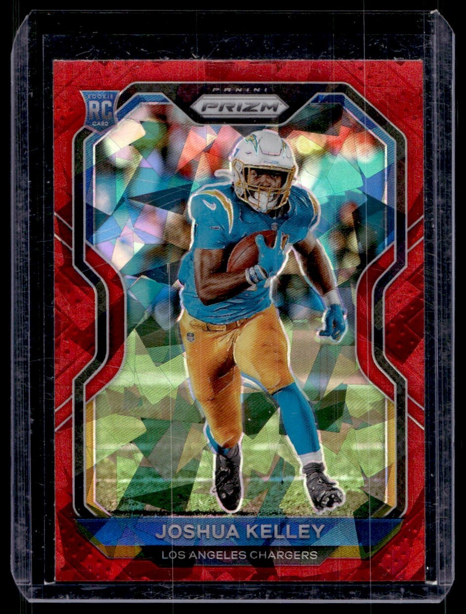 2020 Panini Prizm Red Ice Joshua Kelley Rookie G25 Los Angeles Chargers #326