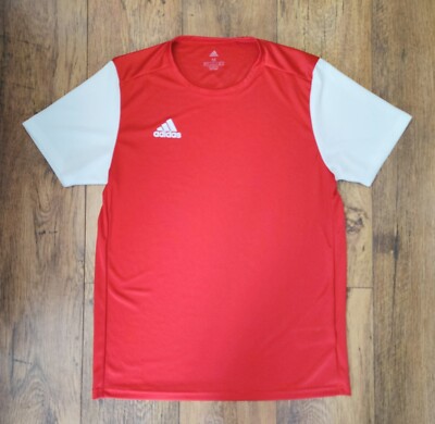 Adidas Red/White Mens T-shirt/Sports shirt UK