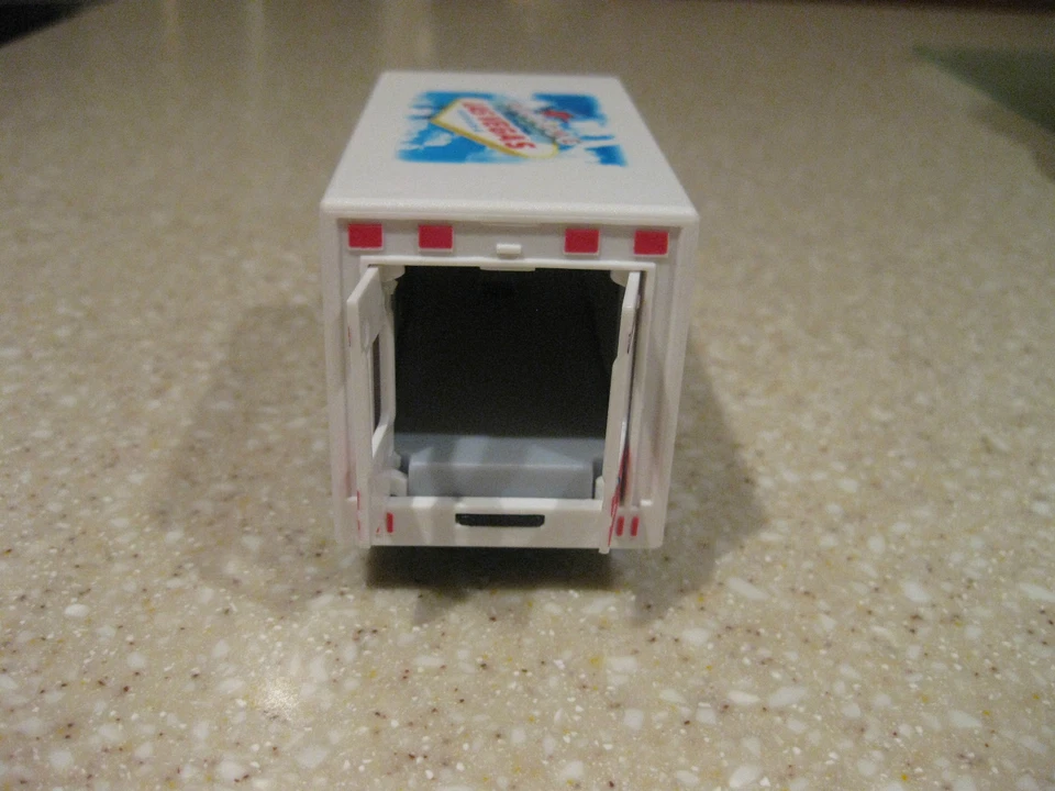 LAS VEGAS AMBULANCIA BLANCA 5" DIECAST PLÁSTICO ACCIÓN RETROCESO Foto 4 de 4