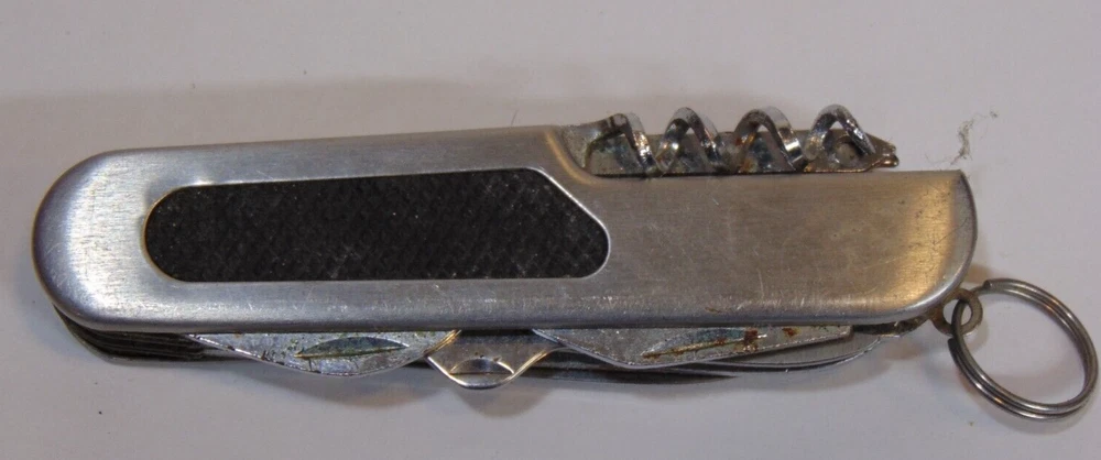 10-in-1 Multi-Tool Pocket Knife with Scissors, Screwdriver & Saws