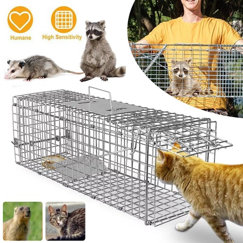 Profi-Marderfalle Lebendfalle Waschbärfalle Fuchs Katzen Kaninchen Ratten-Falle - Bild 1 von 12