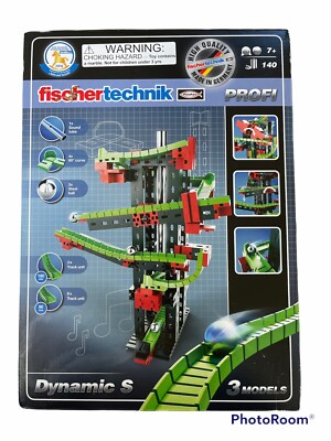 Dynamic S Marble Run Building Construction Set Fischertechnik STEM S.T.E.M. NEW