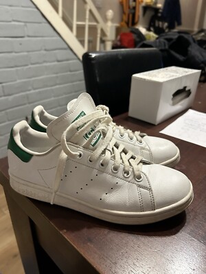 adidas stan smith vegan trainers white/green UK