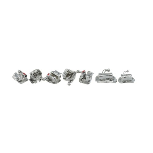 Dental Orthodontic Self Ligating Ceramic Bracket Metal Buccal Tube Ormco Damon Q - Picture 74 of 83