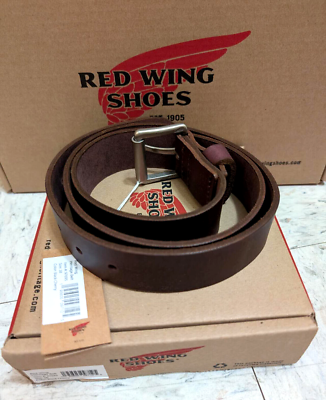 Red Wing Heritage Leather Belt Black Cherry Oro Brown 97695 96545