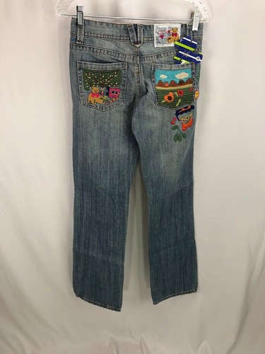 Teenie Weenie Embroidered Jeans youth size 38 NWT - Picture 5 of 7