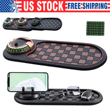 Multifunction Car Dashboard Anti-slip Mat Auto Phone Holder Parking Number