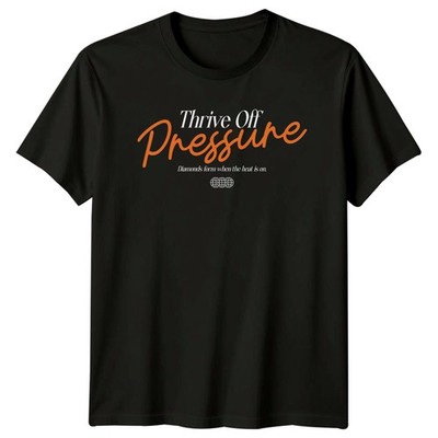 Thrive Off Pressure Diamonds Form T-Shirt Streetwear Motivation Geburtstag