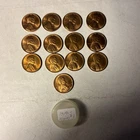 1949–S Wheat Cents Lot Of 13 Coins Nice Red/brown ConditionSee Pictures#1