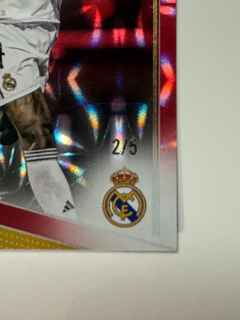 Vini Jr. Topps UEFA 5 Limited edition Cyril Vinicius Jr 926661 view 2