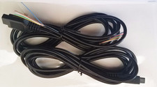 TWO 8FT 9 Pin cable cord wire to repair COMMODORE 64 C64 controller JOYSTICK