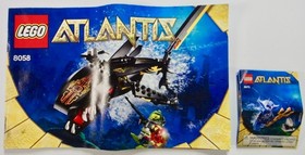 LEGO Atlantis: 8058 Guardian of the Deep, 8073 Manta Warrior, 8072 Sea Jet