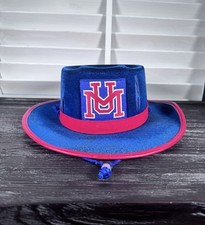 Vintage Ole Miss University of Mississippi Rebels Cowboy Hat Rebelettes Band 70s