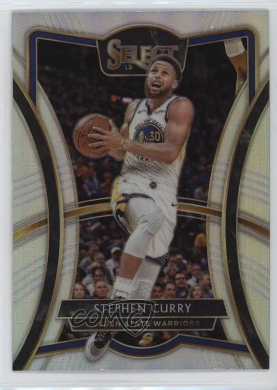 2019-20 Panini Select Premier Level Silver Prizm Stephen Curry #119 03rx