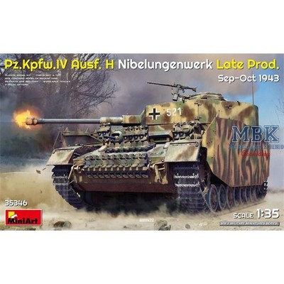 MINIART MA35346 Pz.Kpfw.IV Ausf. H Nibelungenwerk Late Prod. 1943