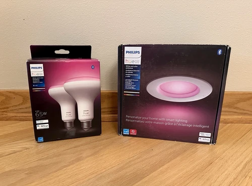 Philips Hue White Ambiance & Color Bulbs (2x BR30,  1x Retrofit Downlight 5”/6”)