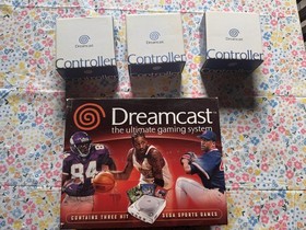 🌀SEGA Dreamcast - New In Box! - Plus 3 Extra Controllers (4 Total Controller)
