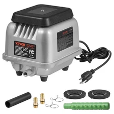 Linear Air Pump 90 L/Min Septic Aerator Pump 1/4 Acre 10ft Pond Aeration