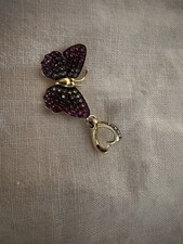 Annoushka 18 Ct Yellow Gold Diamond And Sapphire Pendent