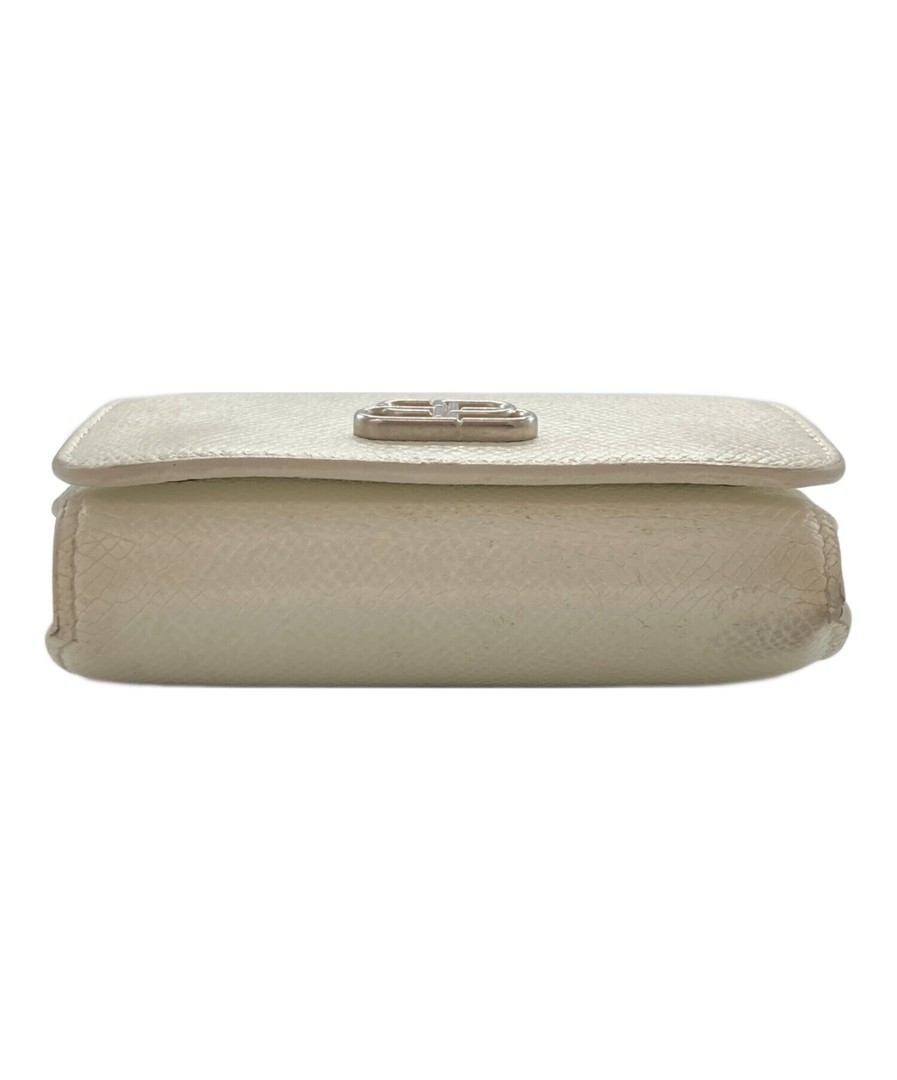 BALENCIAGA BB Metal Logo Bi-fold Wallet Authentic Women 7276 thumbnail 4
