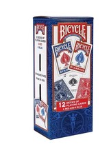 Bicycle Standard Index Playing Cards 12 Pack Red Blue Ideal for Poker Games