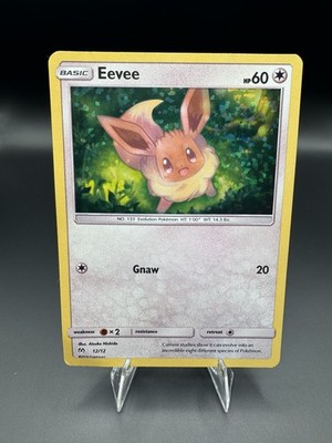 Pokémon TCG Eevee 12/12 McDonald's 2019 Promo Holo  MP* Read Description*