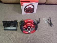 Mario Kart Racing Wheel Pro Deluxe Nintendo Switch Tested Works