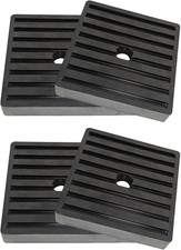 Shock Pad 4 X 4 X 7/9 anti Vibration Pads Sound Isolation Rubber Ribbed for Air