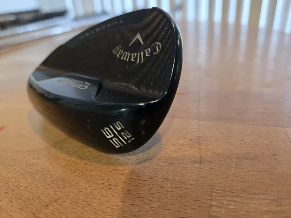 Cuña de arena Callaway Opus Platinum Blue 56* derecha 35 pulgadas varilla de acero flexión rígida Foto 3 de 4
