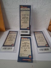 2013 MLB Reds Vs Cubs 3 Ticket Stubs Wrigley Field Jun 10 Brandon Phillips Xtras