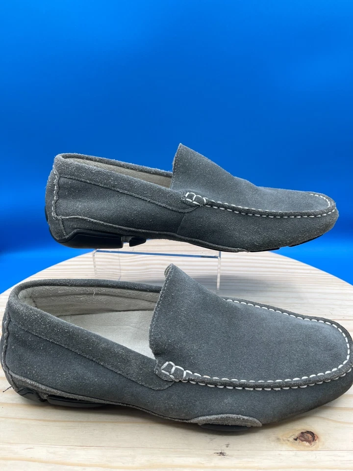 Zapatos mocasines Kenneth Cole Reaction para hombre talla 7,5 M gris gamuza sin cordones Foto 2 de 4