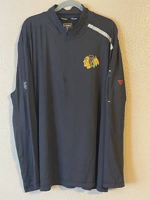 Men s 3XL NWOT Chicago Blackhawks Fanatics Authentic Pro Clutch 1/4 Zip Jacket