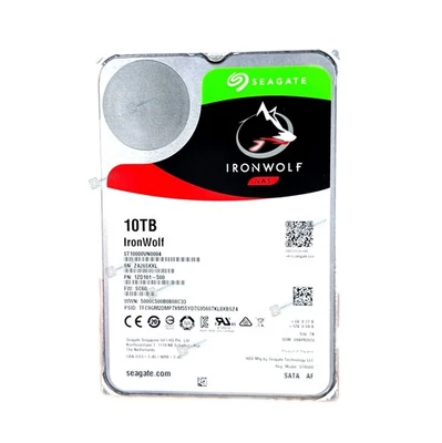 Seagate ST10000VN0004 IronWolf 10TB 3.5'' SATA 7.2K 256MB 6Gb/s Hard Drive - Image 1 of 4