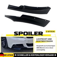 2 Stk Auto Frontsto�stange Seite Spoiler Ecken Trim Schwarz f�r BMW 3er DE