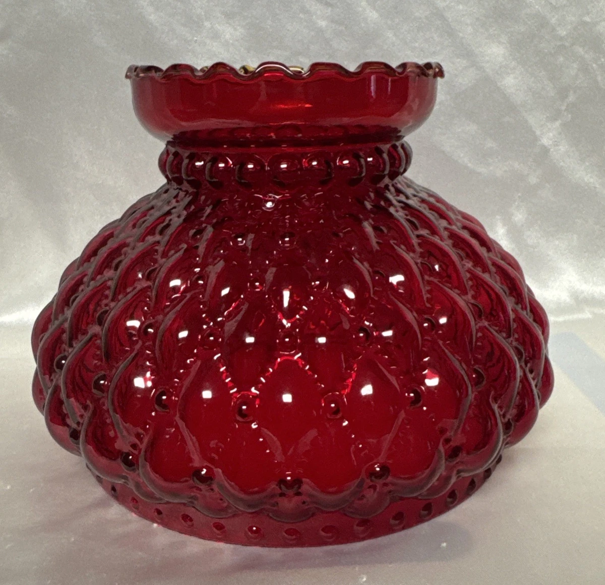 Red Glass Lamp Shade for sale | eBay