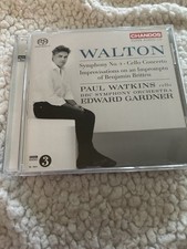 Walton Symphony No 2 SACD Paul Watkins, Cello, BBC symphony Edward Gardner