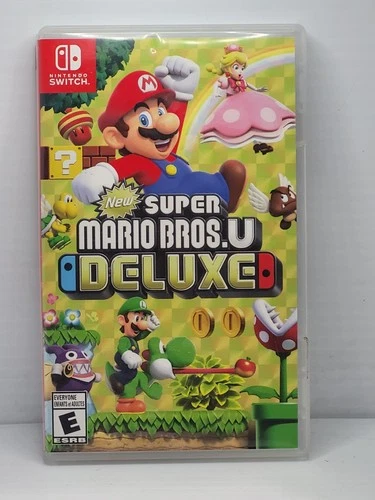 Nintendo Switch Super Mario Bros. U Deluxe Video Game LIKE NEW TESTED