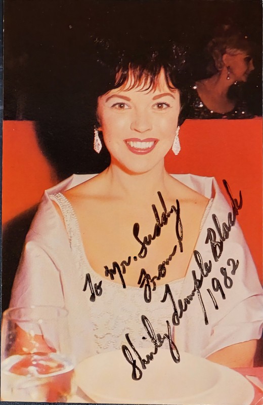 Shirley Temple Signed Autographed 4x6 Photo