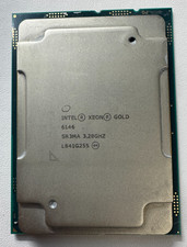 Intel Xeon Gold 6146 12-Core Server CPU  3.20GHz FCLGA3647 SR3MA