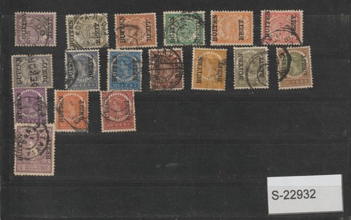 Dutch Indies 1908 overprints S-22932