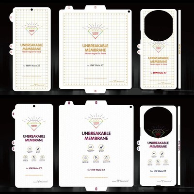 4in1 HD Matte Screen Protector Huawei Mate X7 X6 Soft Transparent Hydrogel Film
