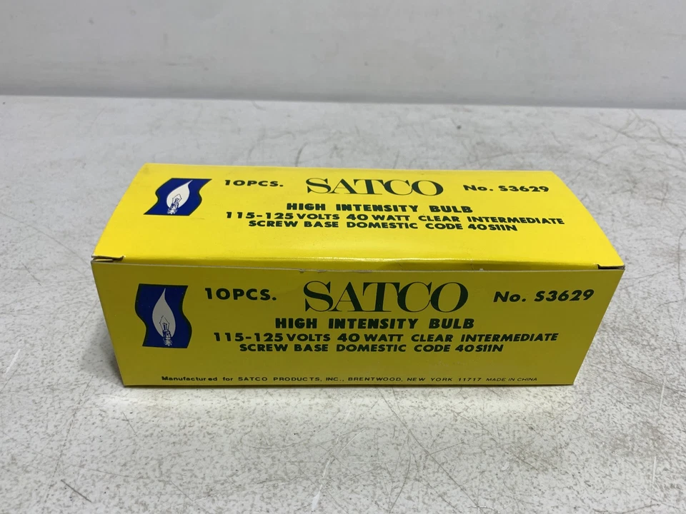Satco S3629 High Intensity 40W 115-125V Intermediate Screw Base (Lot of 50) - Image 2 of 4