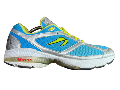 Women Sz 10 ~ Newton  LADY ISAAC Trainer 'Sky Blue, Volt, Chartreuse' 011613