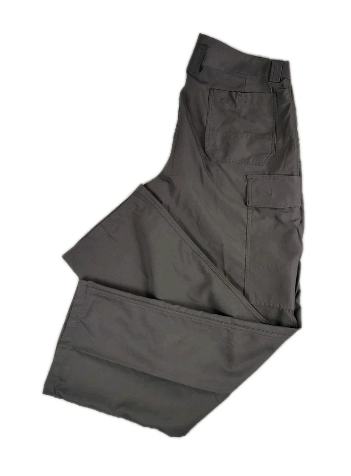 2 Lot Design Collective By Cintas Mens Cargo Pants Reg 38x32 Gray Work Wear - Image 3 of 4