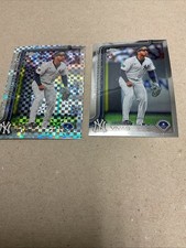 2025 Topps Chrome N.Y.Yankee Jorbit Vivas Rookie X-Fractor And Rookie Card