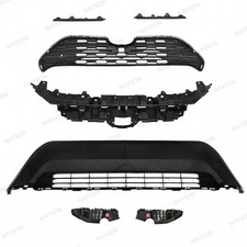 7pcs For Toyota Rav4 2019-2024 Front Bumper Upper Lower Grille Mount Bracket Set