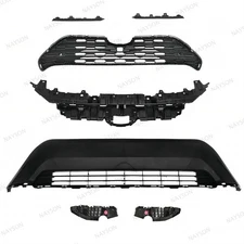 7PCS For Toyota RAV4 2019-2024 Front Bumper Upper Lower Grille Mount Bracket Set