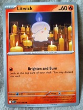 Pokémon Cards: Litwick | 16/86 | Common Regular | S&V: White Flare - Pokémon TCG